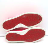 Christian Louboutin Vieira 2 Spiked Suede Sneakers Hot Pink Size 37
