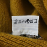 Tomas Maier Cashmere Asymmetric Poncho Mustard