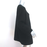 The Row Cashmere Waffle Knit Sweater Black Size Large V-Neck Pullover