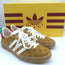 Adidas x Gucci Gazelle GG Monogram Low Top Sneakers Brown Size 7 HQ8850 NEW