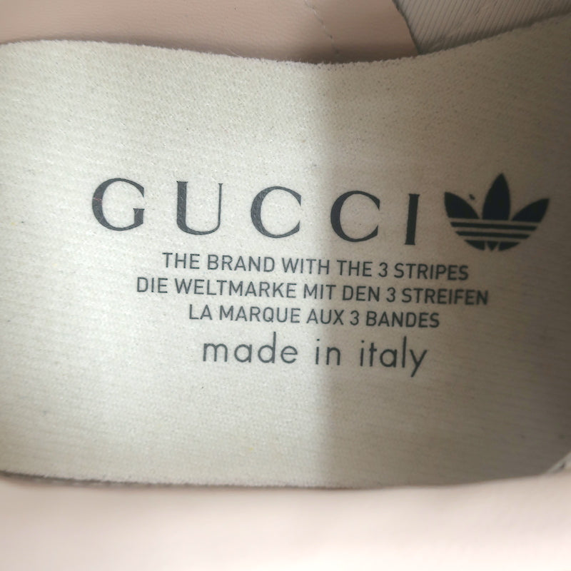 Adidas x Gucci Gazelle GG Monogram Low Top Sneakers Brown Size 7 HQ8850 NEW