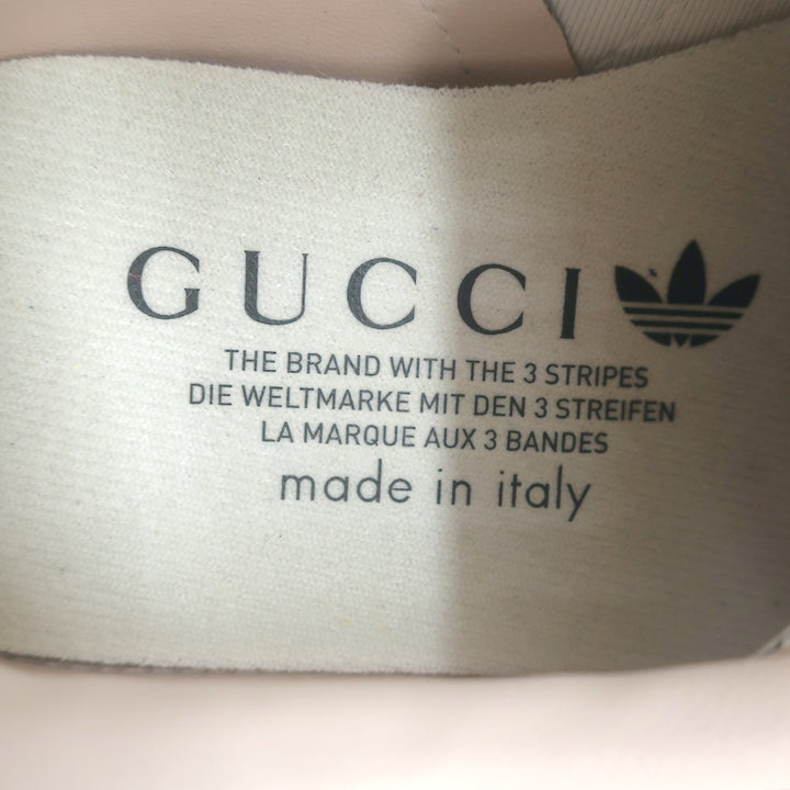 Adidas x Gucci Gazelle GG Monogram Low Top Sneakers Brown Size 7 HQ8850 NEW