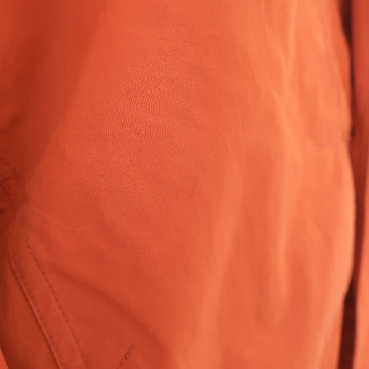Moon Young Hee Double Breasted Coat Burnt Orange Cotton Size 38 Oversize Jacket
