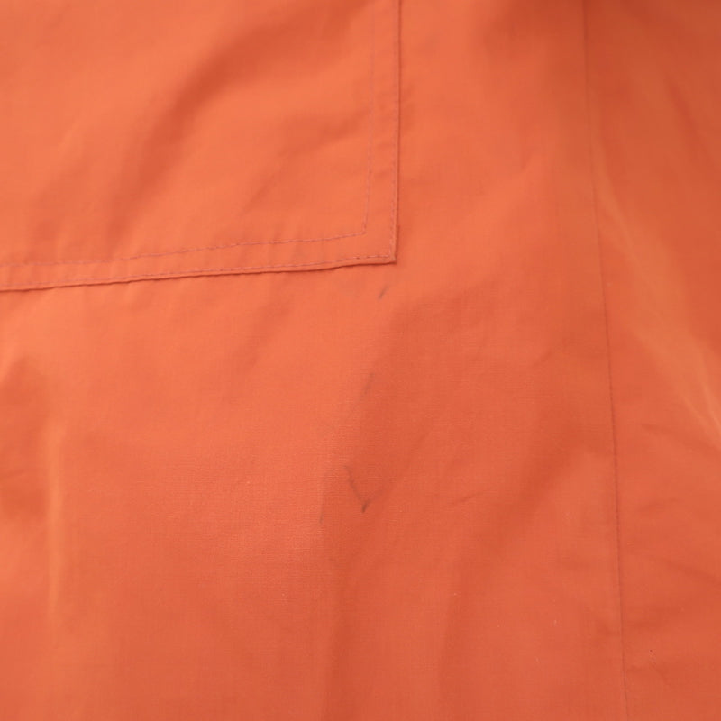 Moon Young Hee Double Breasted Coat Burnt Orange Cotton Size 38 Oversize Jacket