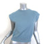 Brunello Cucinelli Cashmere Monili-Trim Sleeveless Sweater Blue Size Small