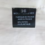 Moon Young Hee Double Breasted Coat Burnt Orange Cotton Size 38 Oversize Jacket