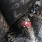 Chanel 2003 CC Chain Strap Flat Bag Black Triangle Quilted Patent & Leather