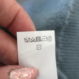 Brunello Cucinelli Cashmere Monili-Trim Sleeveless Sweater Blue Size Small