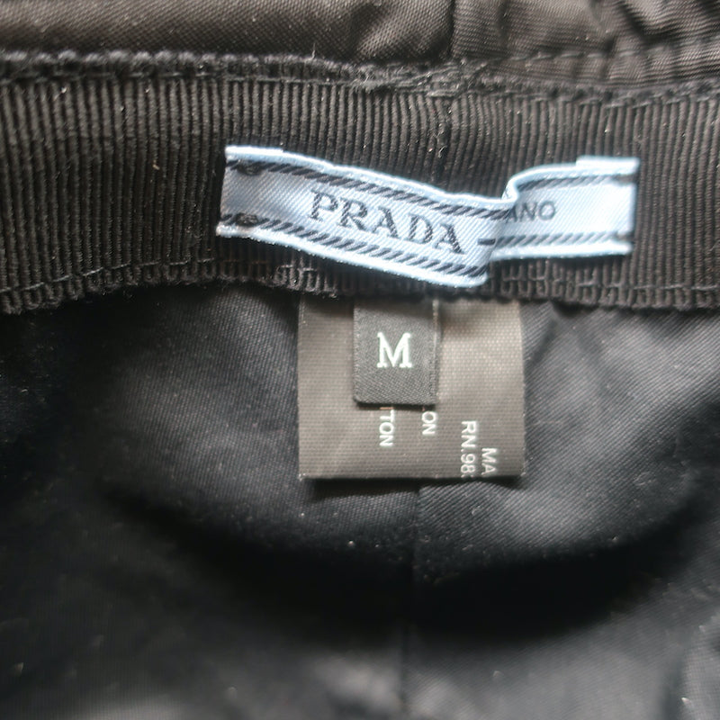 Prada Re-Nylon Bucket Hat Black Size Medium