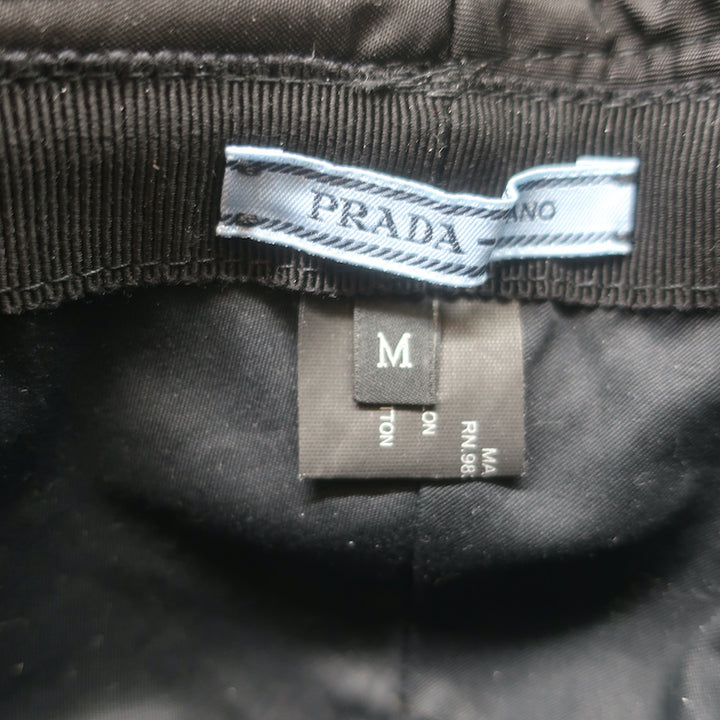 Prada Re-Nylon Bucket Hat Black Size Medium