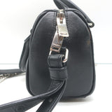 Saint Laurent Toy Duffle Black Studded Leather Chain Strap Crossbody Bag