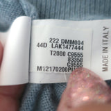 Brunello Cucinelli Cashmere Monili-Trim Sleeveless Sweater Blue Size Small