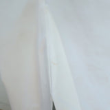 Moon Young Hee Tie-Front Hooded Coat White Draped Cotton Size 38