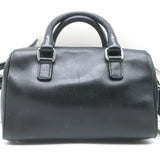 Saint Laurent Toy Duffle Black Studded Leather Chain Strap Crossbody Bag