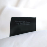 Moon Young Hee Tie-Front Hooded Coat White Draped Cotton Size 38