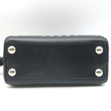 Saint Laurent Toy Duffle Black Studded Leather Chain Strap Crossbody Bag