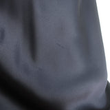 Nili Lotan Cami Gown Black Silk Satin Size Medium V-Neck Maxi Dress