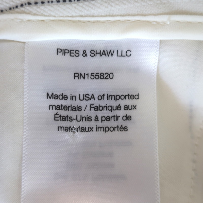 Veronica Beard Heyser Pinstripe Pants Ecru Stretch Suiting Size 6 NEW