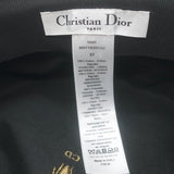 Christian Dior Arty Veil Denim Cap Blue Cotton Size 57