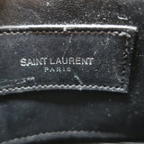 Saint Laurent Toy Duffle Black Studded Leather Chain Strap Crossbody Bag