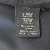 Nili Lotan Cami Gown Black Silk Satin Size Medium V-Neck Maxi Dress