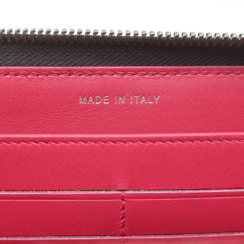 Chanel Gabrielle Long Zip Around Wallet Black Quilted Leather