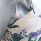 Zimmermann Cassia Tie-Strap Maxi Dress Light Pink Floral Print Cotton Size 1