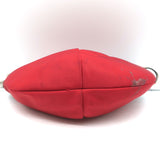 Prada Micro Mini Hobo Bag Red Nylon Keychain Pouch