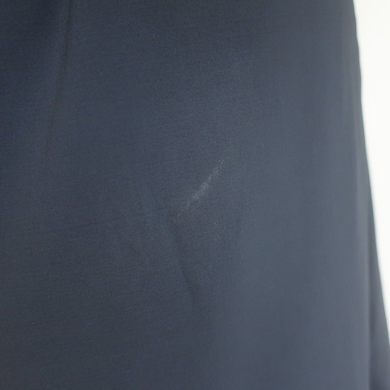 A.L.C. Bristol Drawstring Trench Coat Navy Stretch Wool Size 2
