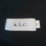 A.L.C. Bristol Drawstring Trench Coat Navy Stretch Wool Size 2