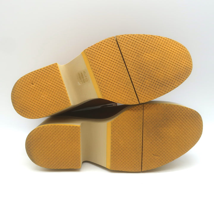 Robert Clergerie Anja Suede Platform Derby Shoes Caramel Suede Size 39