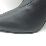 Reformation Edie Leather Sock Boots Black Size 8