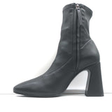 Reformation Edie Leather Sock Boots Black Size 8