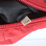 Prada Micro Mini Hobo Bag Red Nylon Keychain Pouch