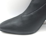 Reformation Edie Leather Sock Boots Black Size 8