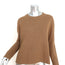 Jenni Kayne Everyday Sweater Dark Camel Wool-Blend Size Small