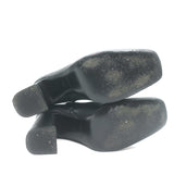 Reformation Edie Leather Sock Boots Black Size 8