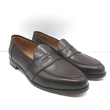 Paul Stuart Lee Penny Loafers Dark Brown Leather Size 11