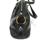 Yves Saint Laurent Muse Bag Black Patent Leather