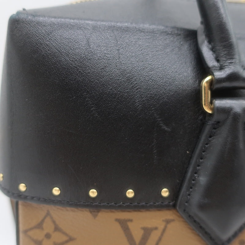 Louis Vuitton City Malle MM Bag Brown/Black Monogram Reverse Canvas
