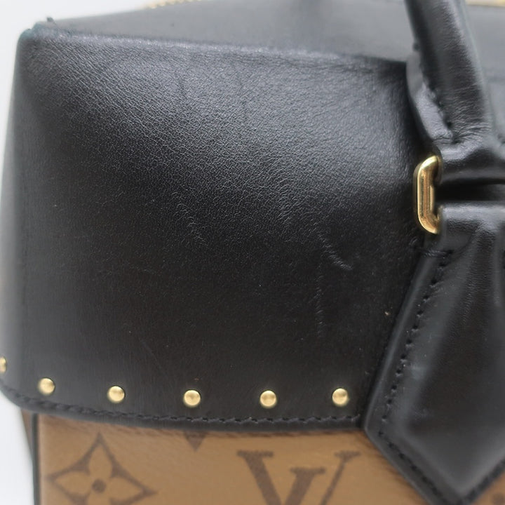 Louis Vuitton City Malle MM Bag Brown/Black Monogram Reverse Canvas