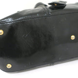 Yves Saint Laurent Muse Bag Black Patent Leather