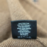 Jenni Kayne Everyday Sweater Dark Camel Wool-Blend Size Small