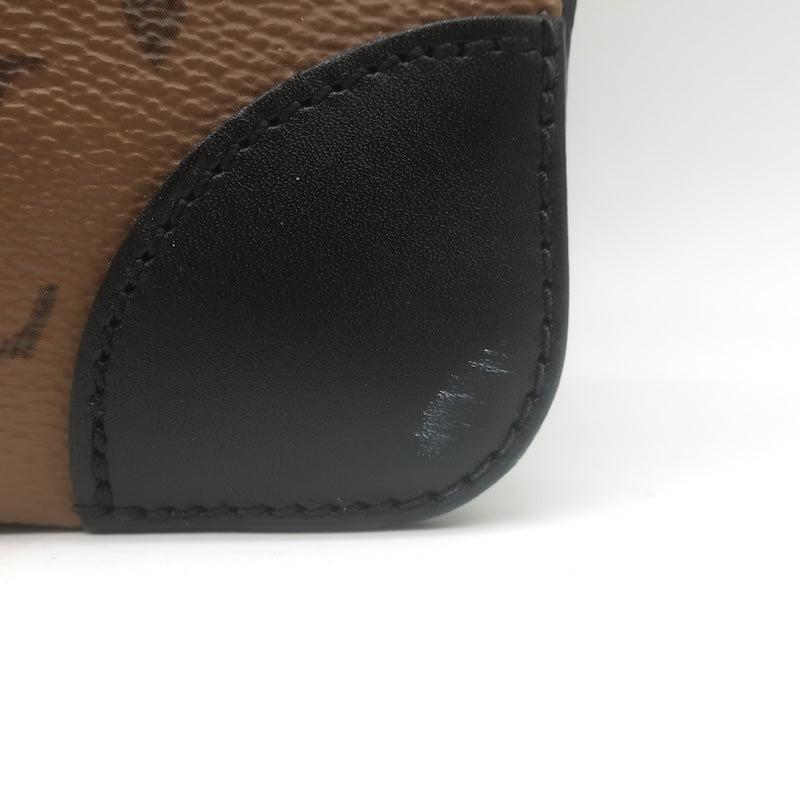 Louis Vuitton City Malle MM Bag Brown/Black Monogram Reverse Canvas