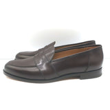 Paul Stuart Lee Penny Loafers Dark Brown Leather Size 11