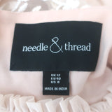 Needle & Thread Dragonfly Garden Beaded & Embroidered Tulle Gown Pink Size 8