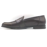 Paul Stuart Lee Penny Loafers Dark Brown Leather Size 11