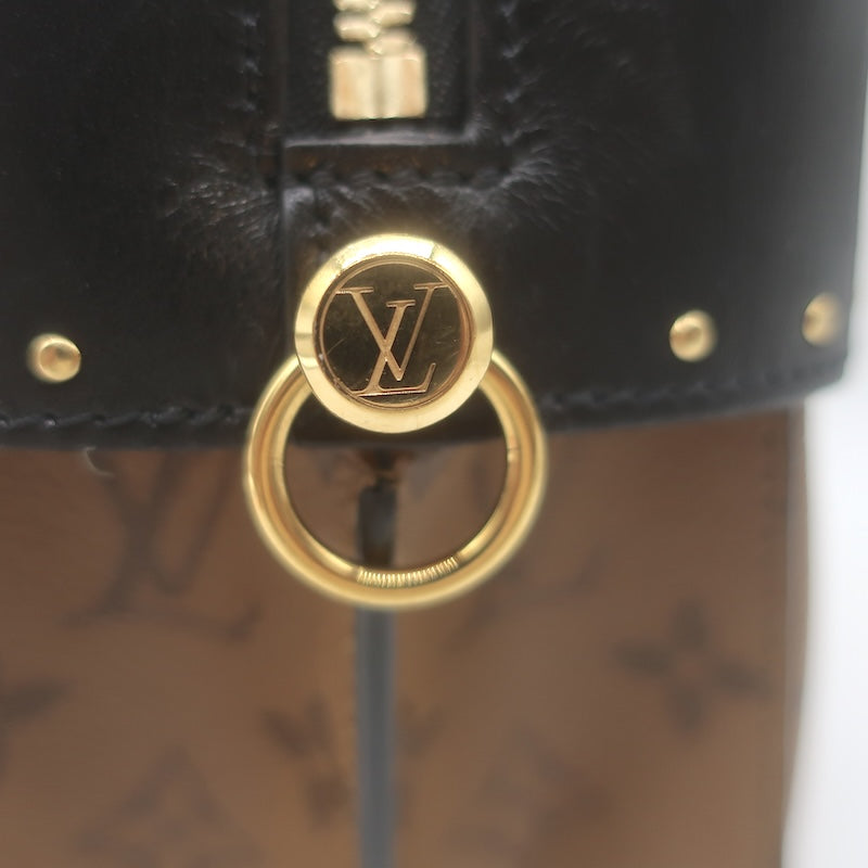 Louis Vuitton City Malle MM Bag Brown/Black Monogram Reverse Canvas