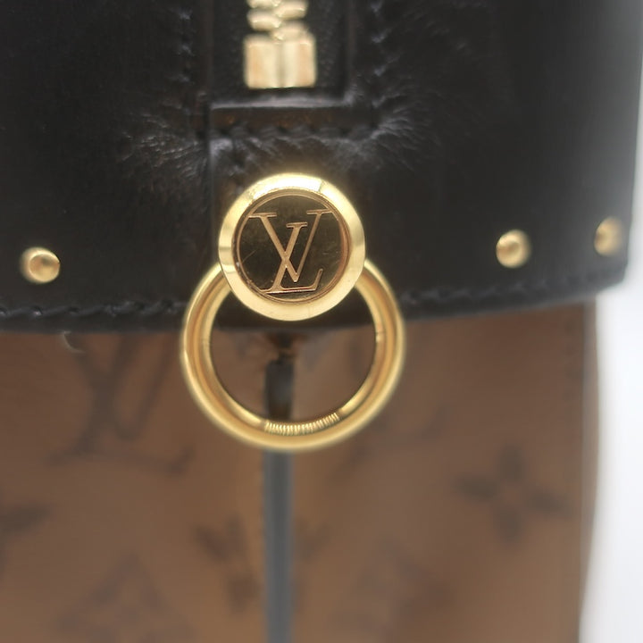 Louis Vuitton City Malle MM Bag Brown/Black Monogram Reverse Canvas