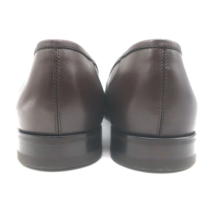 Paul Stuart Lee Penny Loafers Dark Brown Leather Size 11